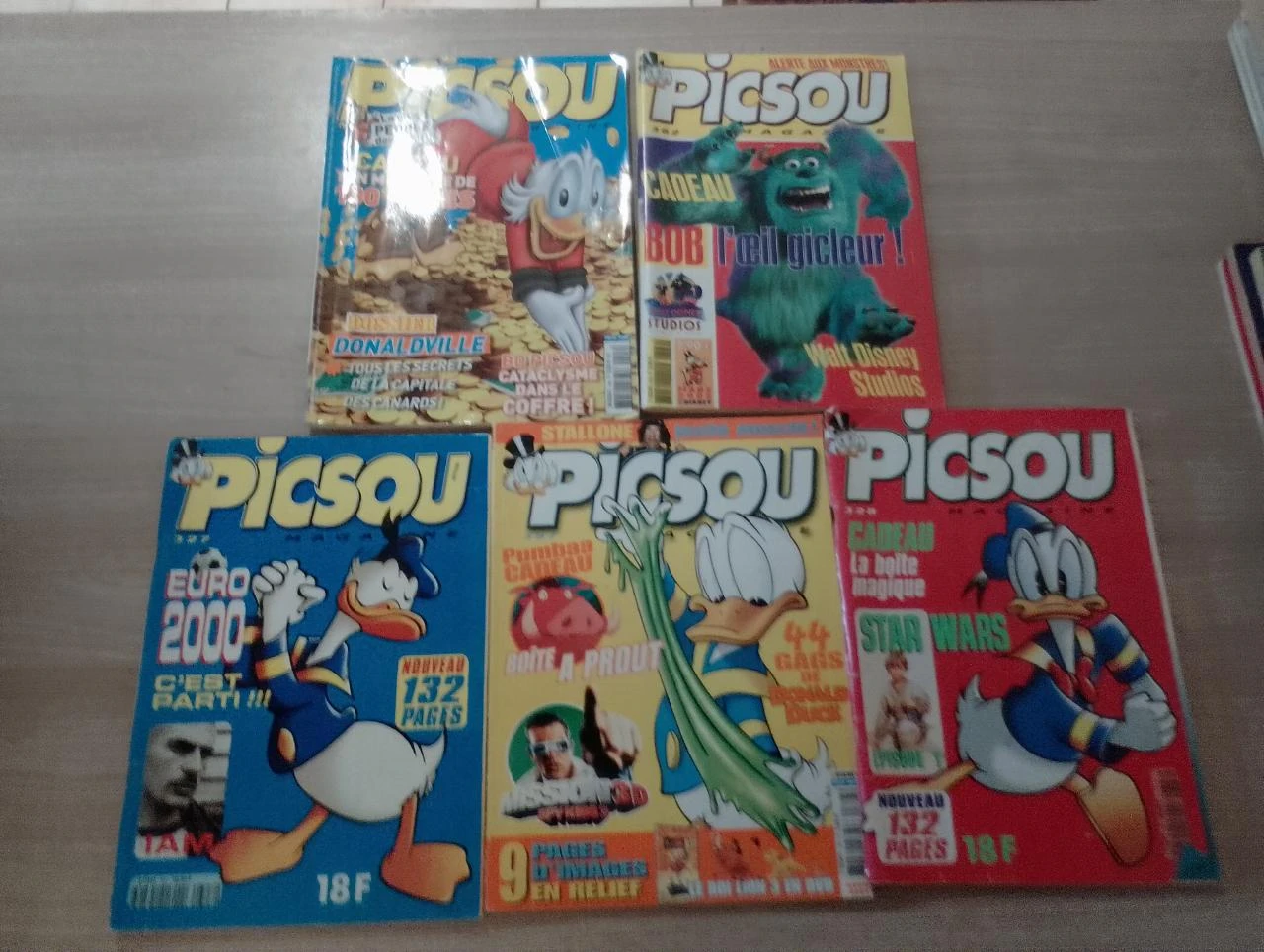 Picsou magazine lot de 5(offre pour le week-end) n° 362, 496, 328, 327, 387